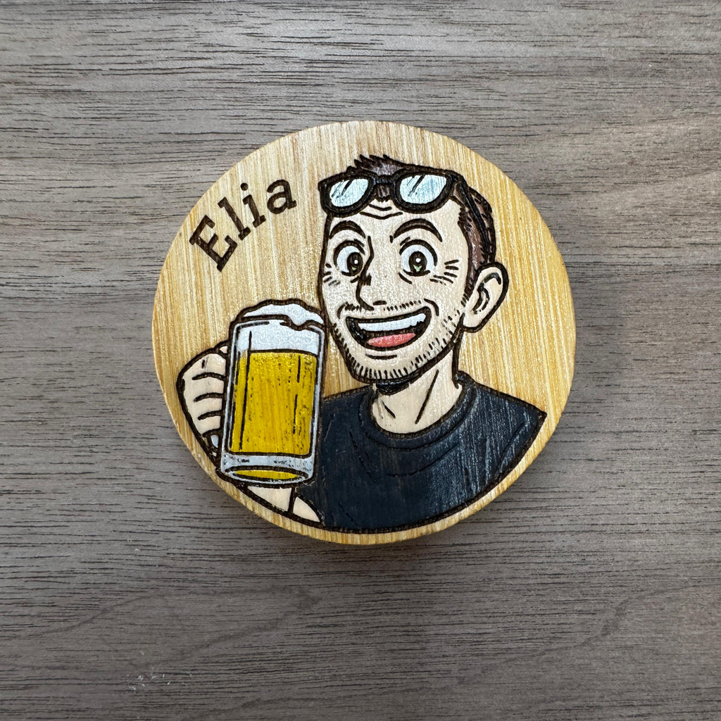 Apribottiglie/calamita personalizzato