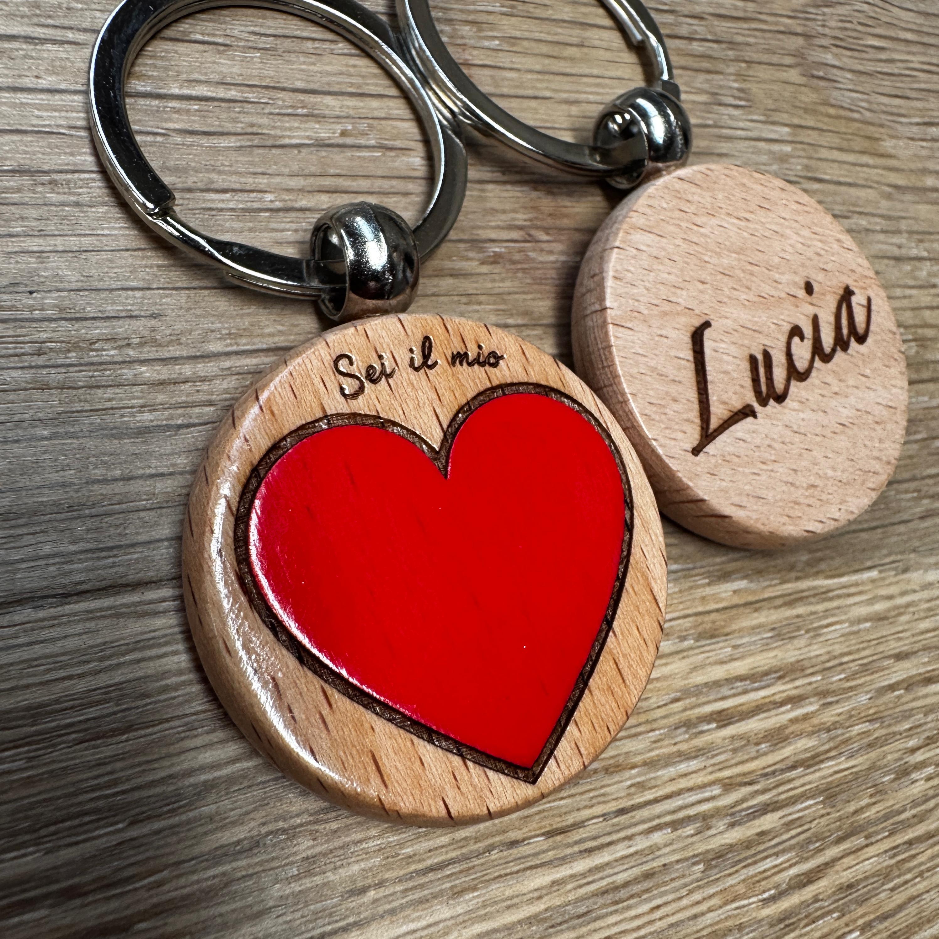 Portachiavi Cuore Rosso