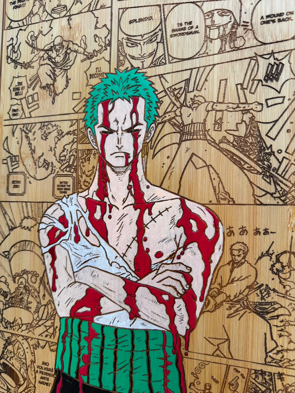 Quadro manga Zoro