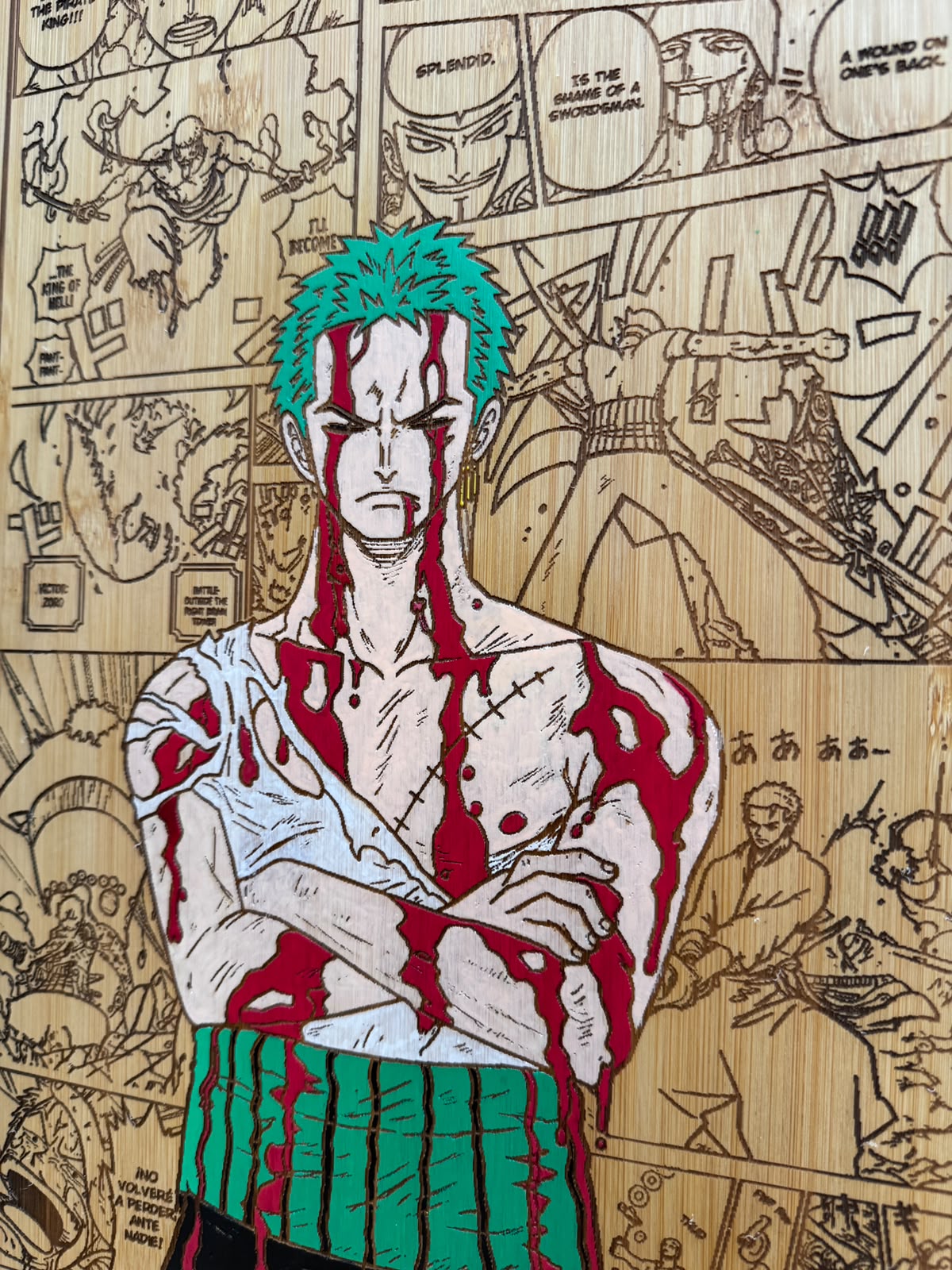 Quadro manga Zoro