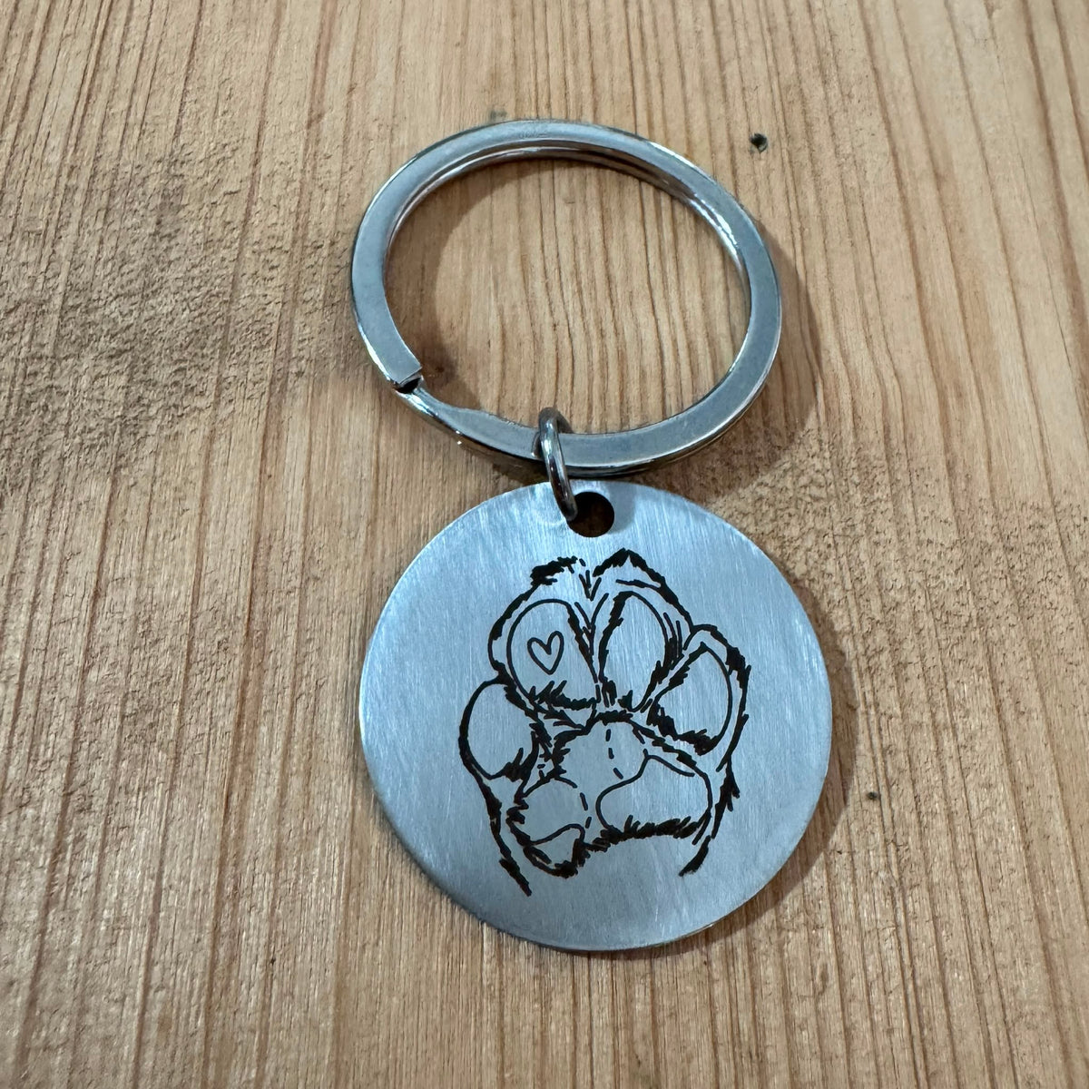 Portachiavi acciaio inox Animale