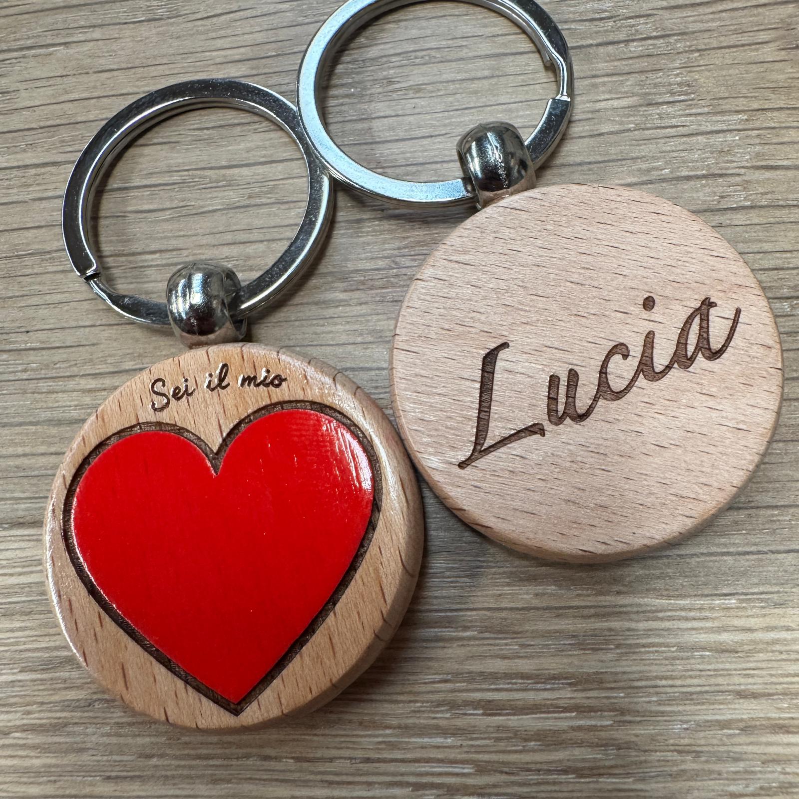Portachiavi Cuore Rosso