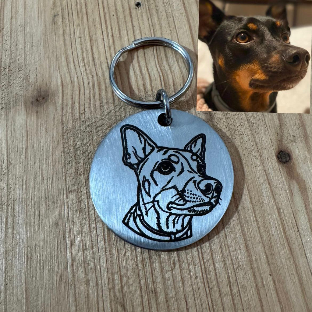 Medaglietta acciaio inox Animale