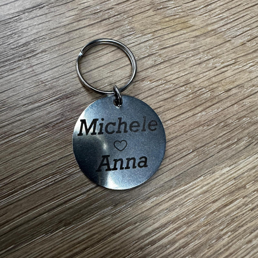 Portachiavi Acciaio inox San Valentino