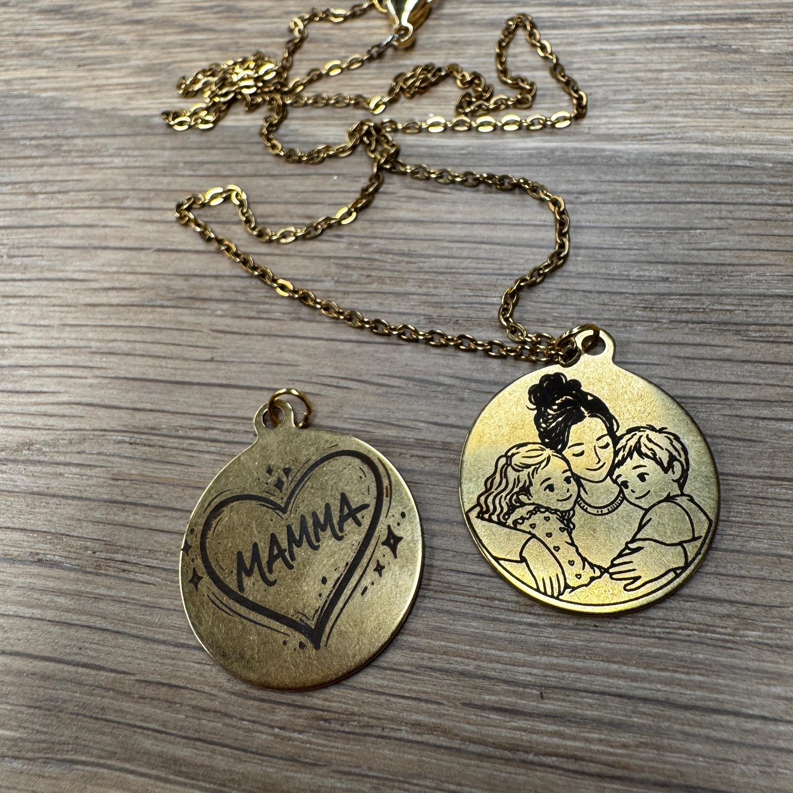Collana mamma tonda