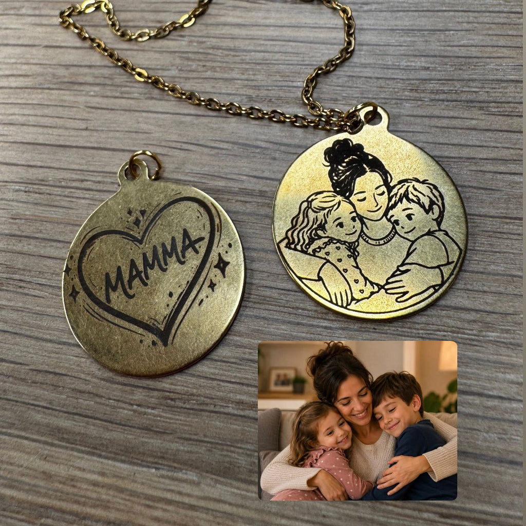 Collana mamma tonda