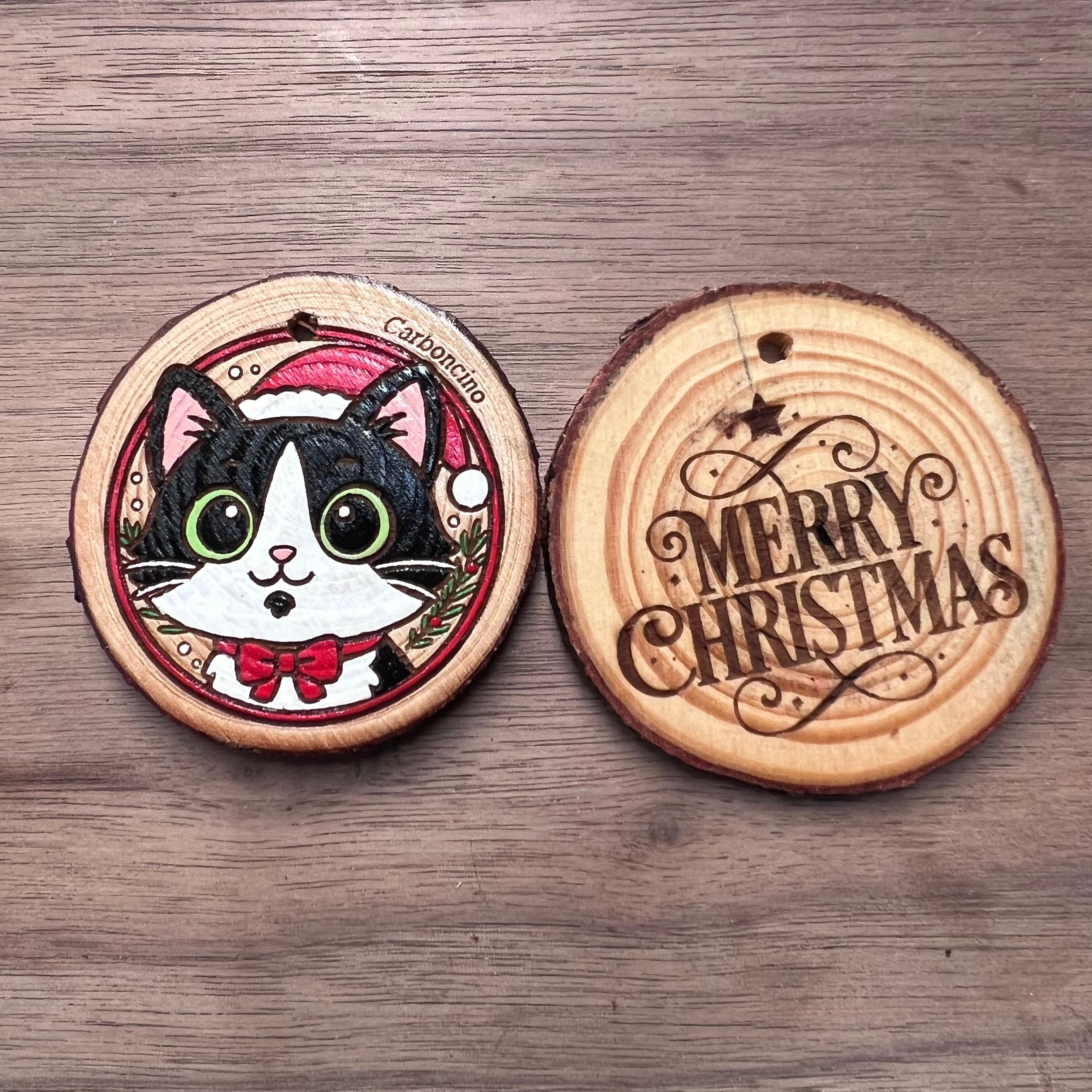 Disco corteccia di natale cane o gatto